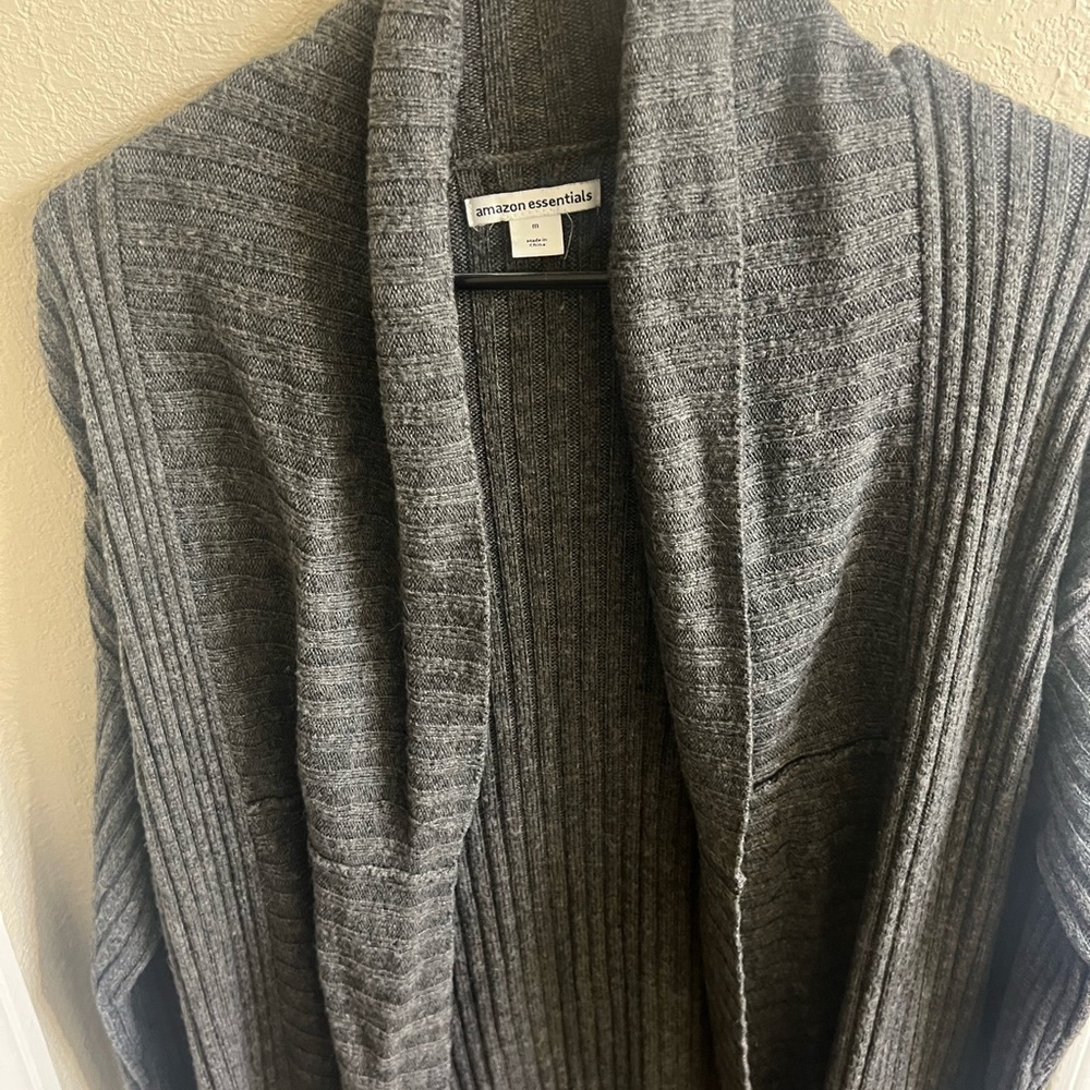 Amazon Essentials Women's Charcoal Cardigan